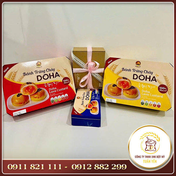 Hộp bánh trứng chảy